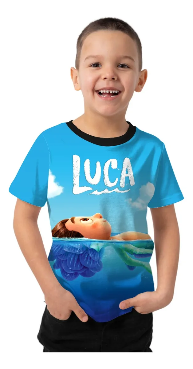 Camiseta Remera Sublimada Niños Luca Moda Full Print Peliculas Varios Modelos