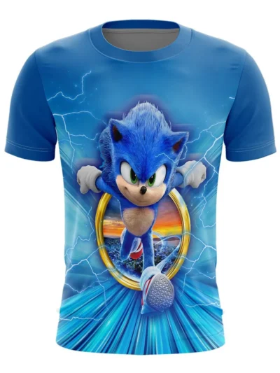 Camiseta Remera Sublimada Sonic