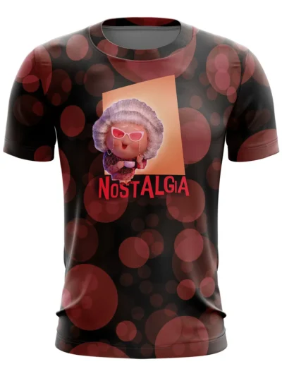 Camiseta Remera Sublimada Talla Extra Intensamente Nostalgia