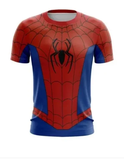 Camiseta Remera Sublimada Spiderman Tom Infantil