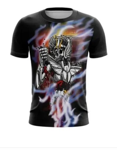 Camiseta Remera Sublimada Pegaso Skull Tallas Extra