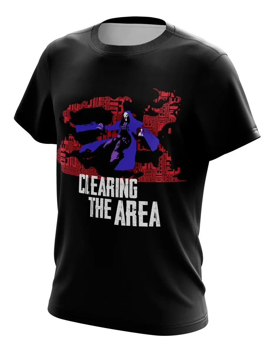 Camiseta Remera Sublimada Overwatch Reaper