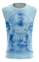 Camiseta Remera Sublimada Sin Manga Mbappe Real Madrid
