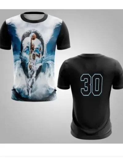 Camiseta Remera Sublimada Curry Tallas Extra