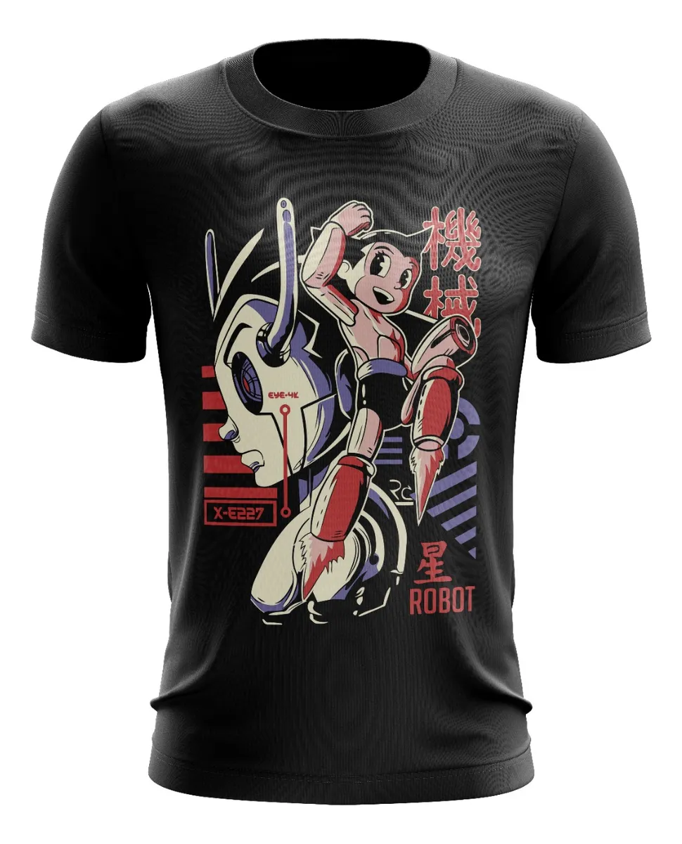 Camiseta Remera Sublimada Tallas Extra Astroboy