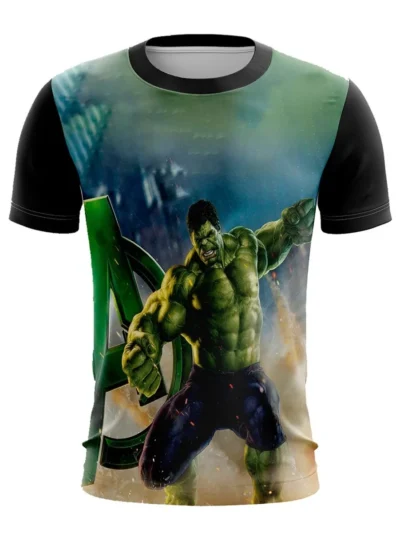 Camiseta Remera Sublimada Avenger Hulk