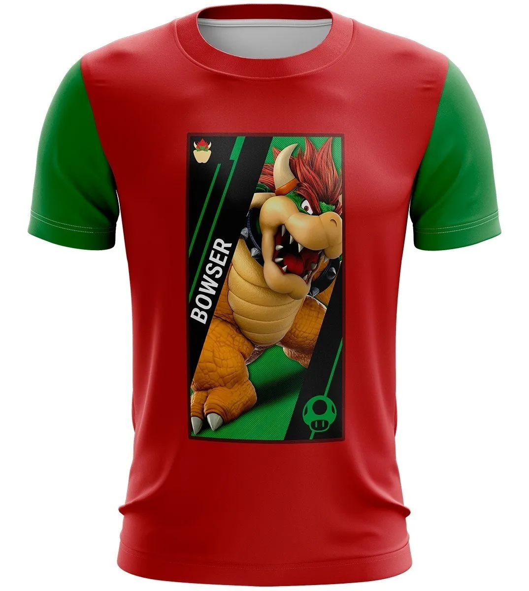 Camiseta Remera Sublimada Infantil Bowser D3