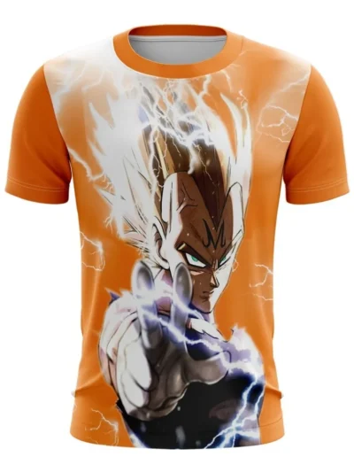 Camiseta Remera Sublimada Vegeta Saga Majin Boo