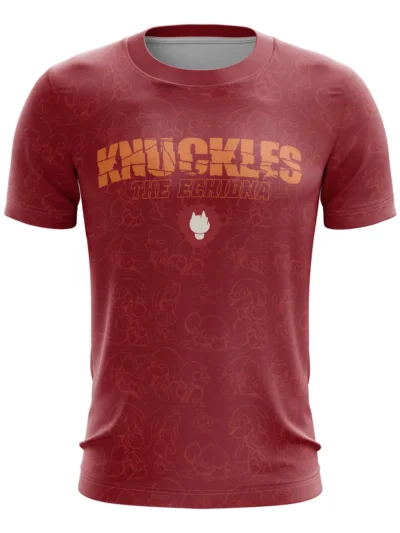 Camiseta Remera Sublimada Knuckles Talla Extra