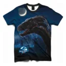 Camiseta Remera Sublimada Niño Dinosaurios Indo-raptor Jurassic Park Spandex