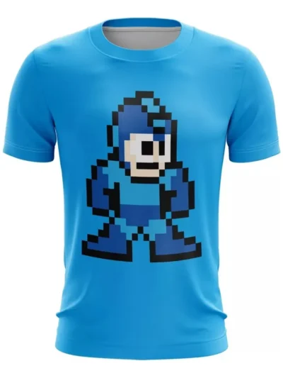 Camiseta Remera Sublimada Infantil Megaman