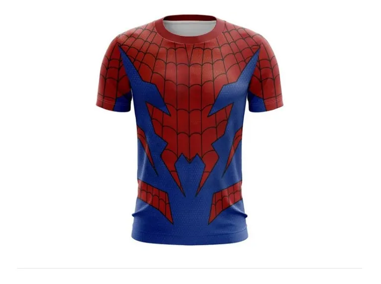 Camiseta Remera Sublimada Spider H Of M Tallas Extra