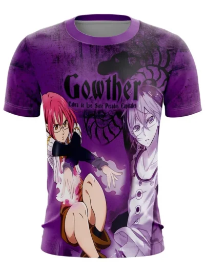Camiseta Remera Sublimada Gowther (nanatsu No Taizai)