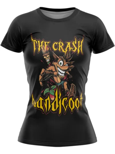 Camiseta Remera Sublimada The Crash Corte Dama Talla Extra