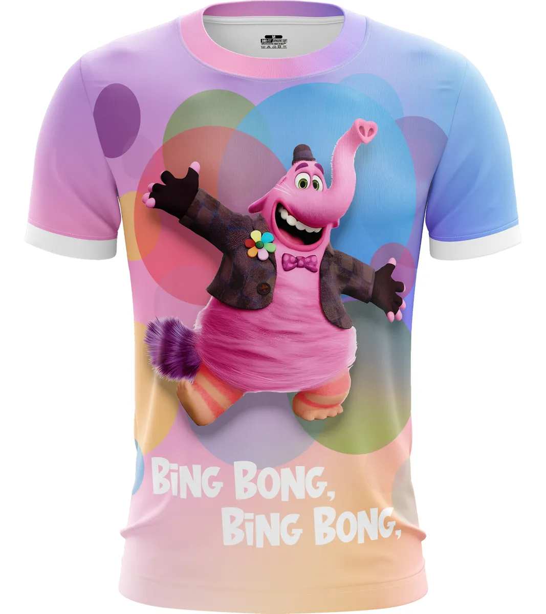 Camiseta Remera Sublimada Intensamente Bing Bong Infantil