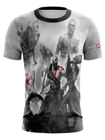 Camiseta Remera Sublimada Talla Extra God Of War