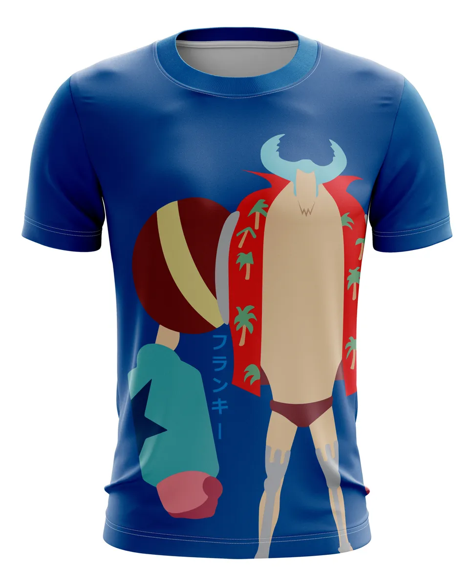 Camiseta Remera Sublimada Talla Extra Mugiwaras Franky