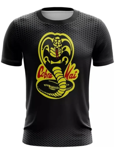 Camiseta Remera Sublimada Infantil Cobra Kai
