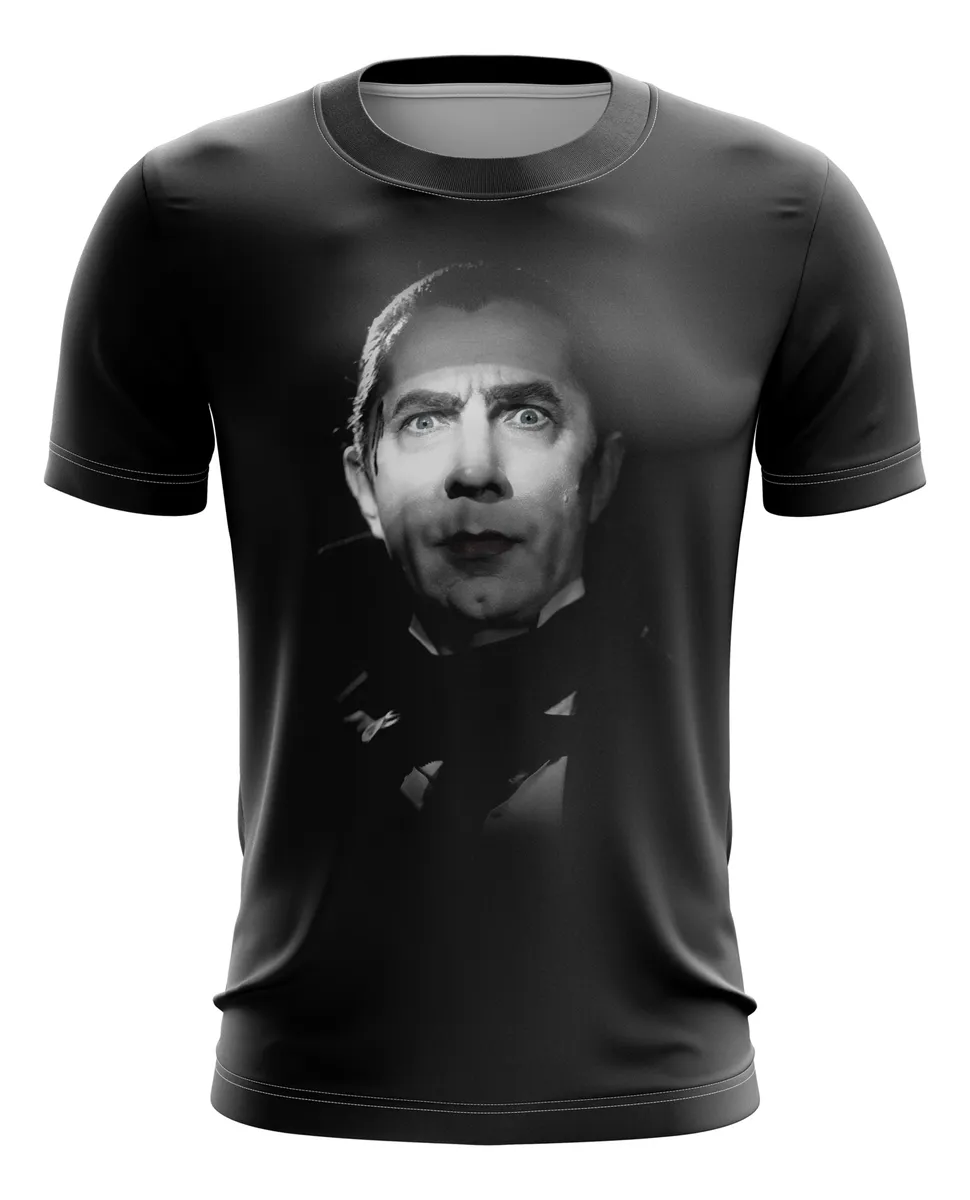 Camiseta Remera Sublimada Drácula Terror Tallas Extra