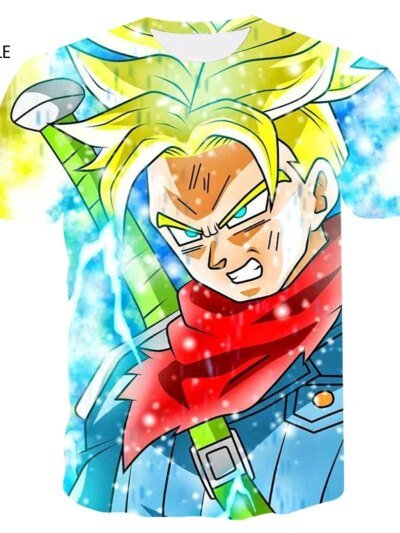 Remera De Manga Corta Con Estampado Animado En 3D De Pelota Para Hombre Informal De Verano