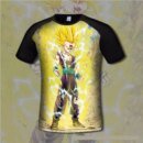 Remera De Dragon Ball Goku Para Hombre Cómoda Animada Con Estampado 3D Informal Transpirable