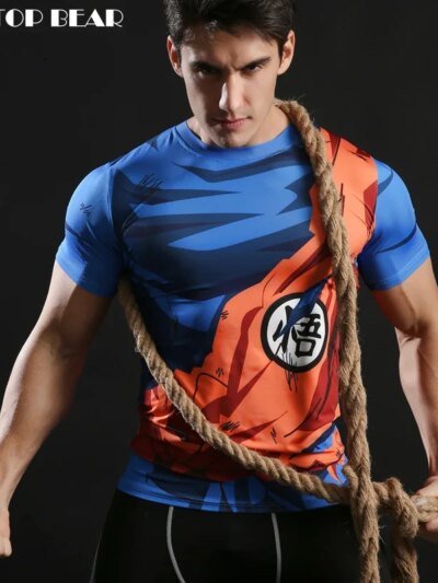 Remera 3D Remera Remera Dragonball Comics Fitness Zootop Oso