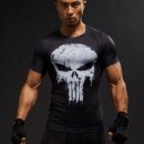 Remera De Verano 3D Para Hombre Remeras Con Estampado De Calavera De Punisher Animada Para Crossfit