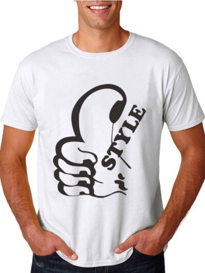 Remera 3D Divertida Para Hombre De Manga Corta Ajustada Y Con Estampado De Chica Informal