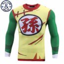 Remera De Mujer Con Dibujos Animados En 3D De Dragon Ball Z Super Saiyan Gohan De Compresión