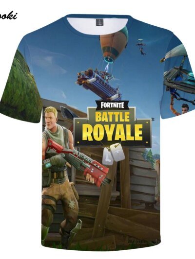 Remera Para Hombre Y Mujer Completa Para Niño Juego Fortnite 3D