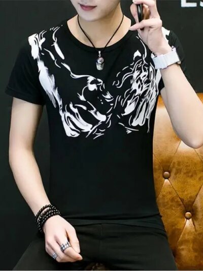 Remera De Manga Corta De Verano Para Hombre Estilo Hip Hop Ropa De Calle Con Animación 3D