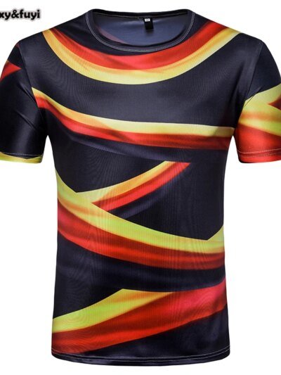 Remeras De Manga Corta Para Hombre Con Impresión 3D Y Bandera Alemana De Verano