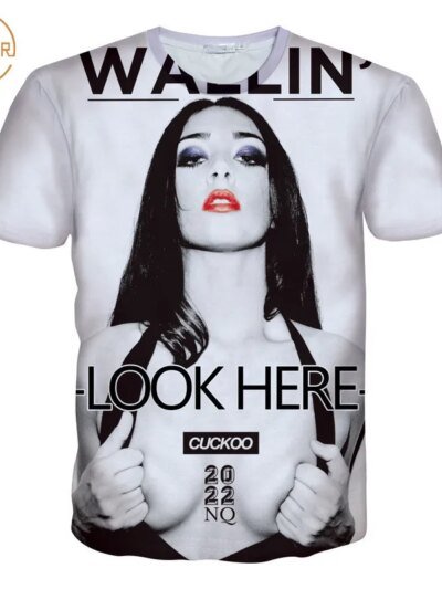 Remera De Verano De Manga Corta Para Niña Remera 3D Para Hombre Y Mujer Sexy