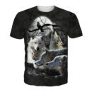Remeras 3D De Lobo De Hielo Hip Hop Talla Europea Animales Hombre Y Mujer