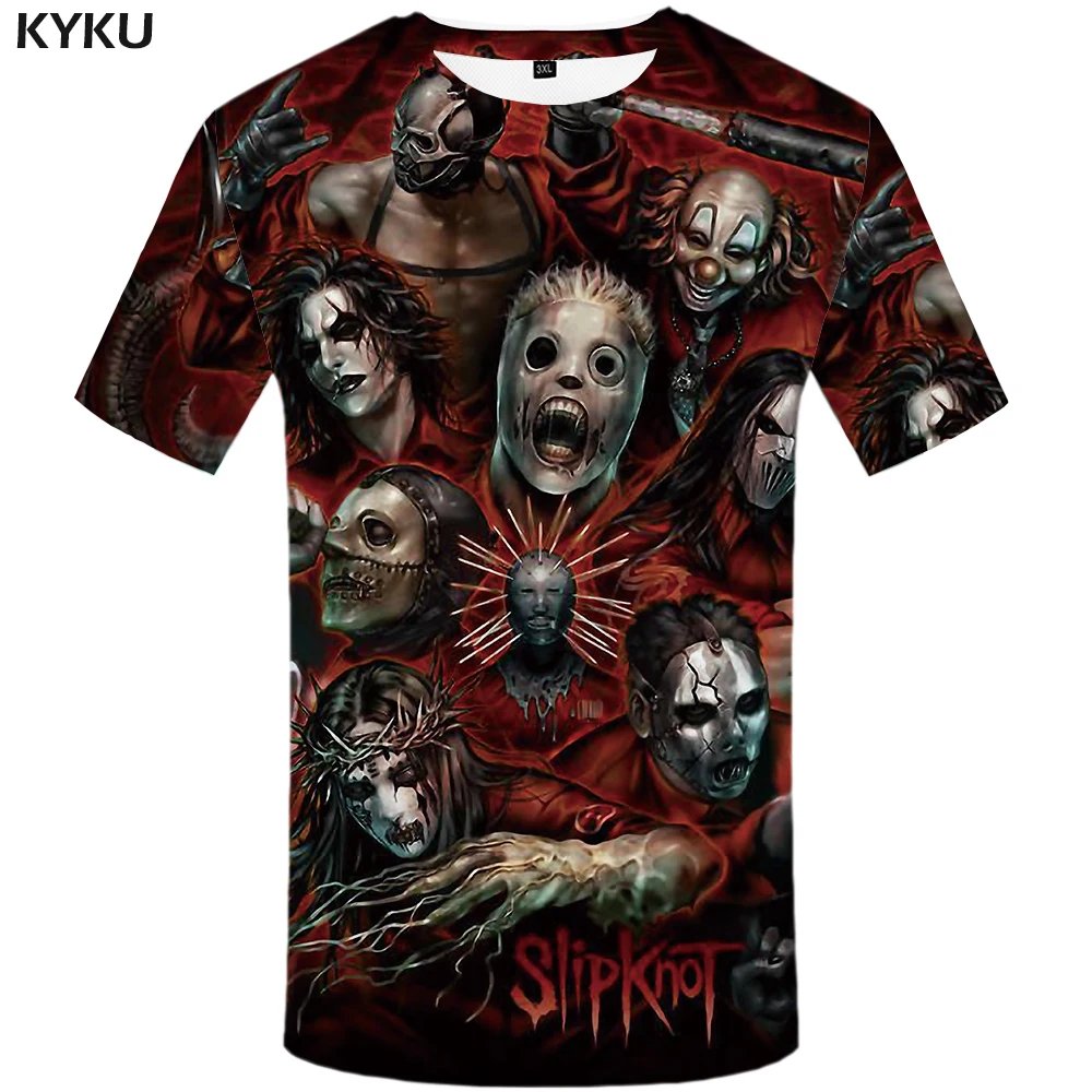 Remera Slipknot De La Banda De Hip Hop Green Street Ropa Para Hombre Remera De Anime