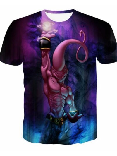 Cosmos Clásico Dragon Ball Z Kid Buu Harajuku Hombres Mujeres Destrucción
