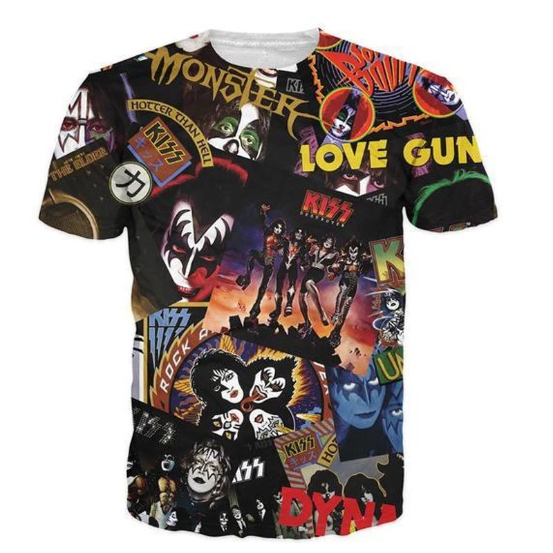 Remera Discográfica Para Hombre Remera De Algodón De Manga Corta Con Cuello Redondo Para Mujer Remera Informal De Marca Poleras Para Hombre