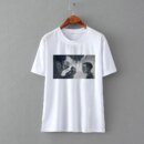 Remera Informal De Algodón De Manga Corta Con Estampado De Stranger Things Para Hombre Color Blanco