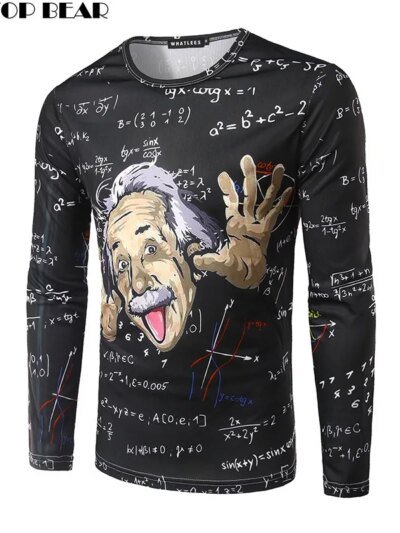 Divertidas Remeras Con Estampado 3D De Einstein Nuevas Zootop Oso