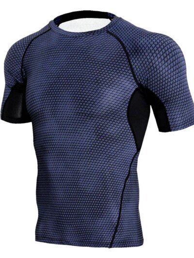 Remera De Compresión Cordee De Secado Rápido 3D Para Crossfit Remeras Deportivas De Manga Corta