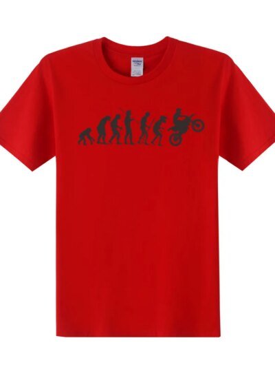 Remeras Con Estampado 3D De Moto Moto Funny Ape Evolution Remeras Del Atlético