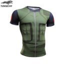 Remera Remera Hombre Naruto Uzumaki Uchiha Sasuke Hatake Kakashi 3D Halloween