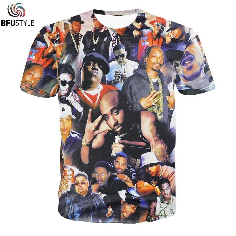 Remera De Moda 3D Para Hombre Y Mujer Hip Hop Leyendas De 2Pac Y Tupac Remeras Gráficas De Verano Remeras Casuales De Marca De Talla Grande