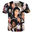 Remeras Para Hombre Y Mujer Con El Cantante Estrella Michael Jackson El Rey Del Rock Y El Pop
