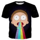 Remeras De Manga Corta De Rick Y Morty Remeras Casuales Sin Verano