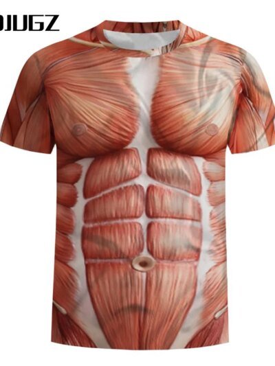 Remeras De Fitness Con Compresión 3D Simulada Para Gimnasio Y Culturismo