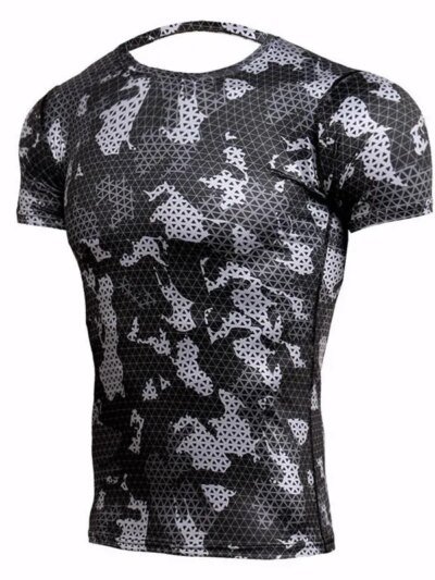 Remeras De Compresión De Camuflaje Para Culturismo Remeras 3D Para Crossfit
