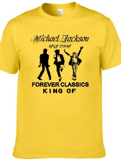 Remera De Verano Divertida En 3D De Michael Jackson Remeras Casuales De Algodón Para Hombre Hip Hop Y Rock