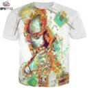 Remera Estampada En 3D Informal Blanca De Verano De 2Pac Tupac Estilo Hip Hop Estilo Harajuku Para Hombre Y Mujer