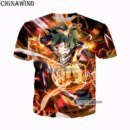 Remera Animada N ° My Hero Academy Para Hombre Y Mujer Estilo Casual Impresión 3D